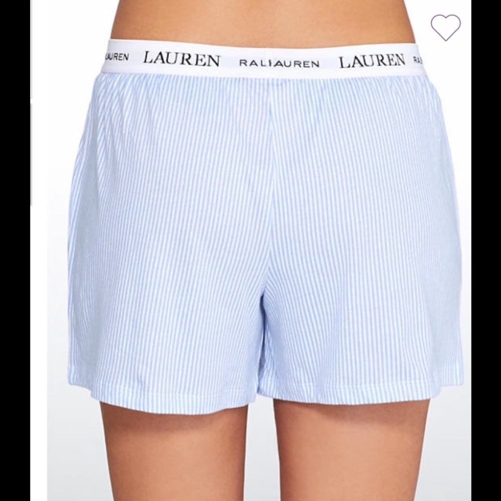 NWT Ralph Lauren Essentials Boxer Pajama Shorts L - Picture 2 of 7